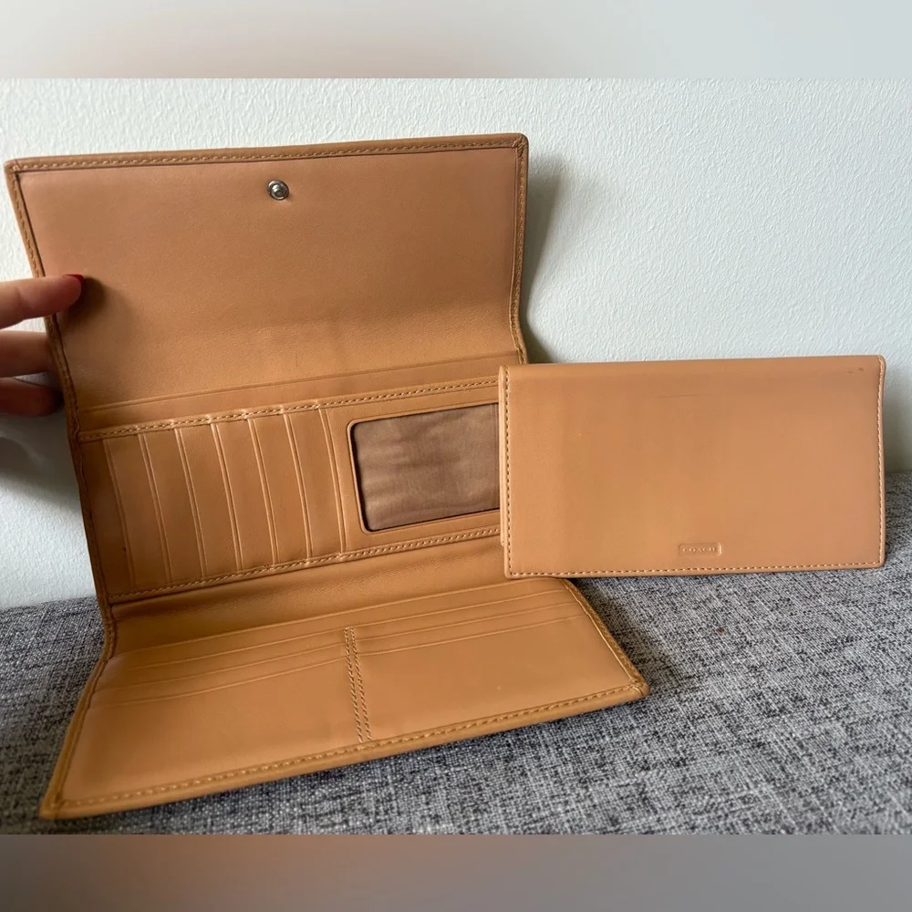 Coach Monogram Wallet with Checkbook Cover - Picture 5 of 5